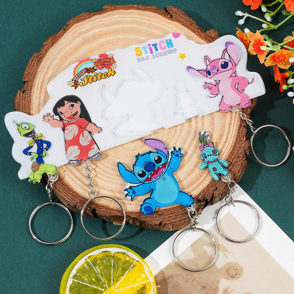 Hakuna Keys™ – Colgador de llaves Stitch & Lilo